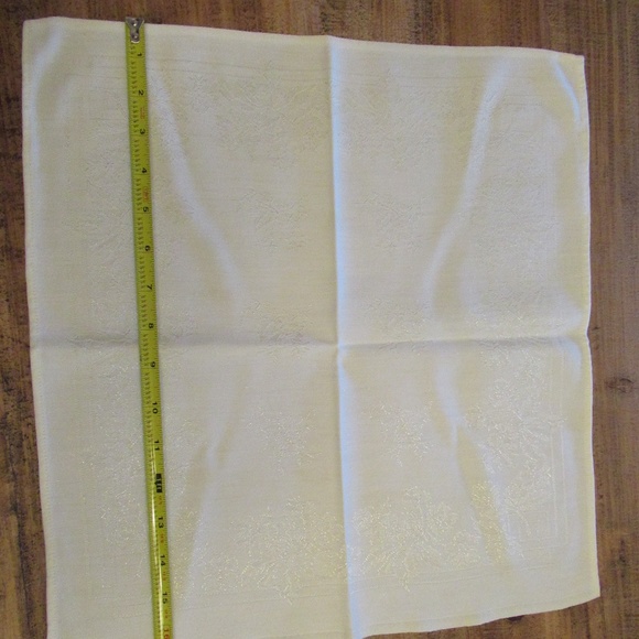 4 Jacquard cotton Napkins - Picture 5 of 8